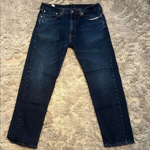 Levi's Dark Blue Straight/Relaxed Men's Jeans